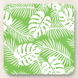 Posavasos Otoño tropical, patrones de hojas de verano