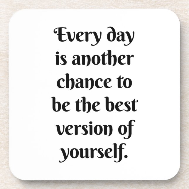 Posavasos Otra oportunidad para una montaña de plástico dura (Frente)