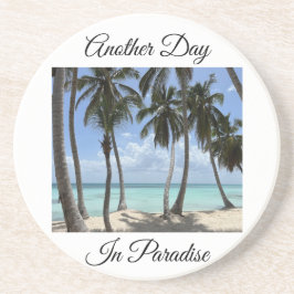 Posavasos Otro día en la montaña paradisíaca de piedra areni