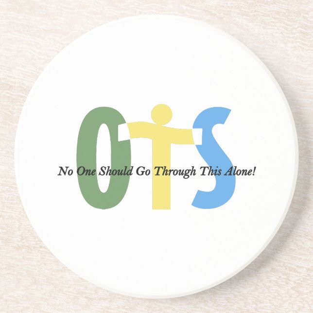 Posavasos OTS: escayola (Frente)