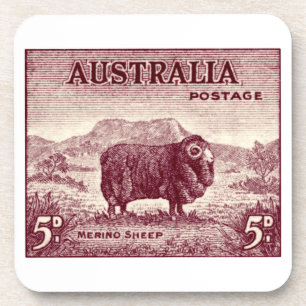 Posavasos Oveja Merino Australiana 1934