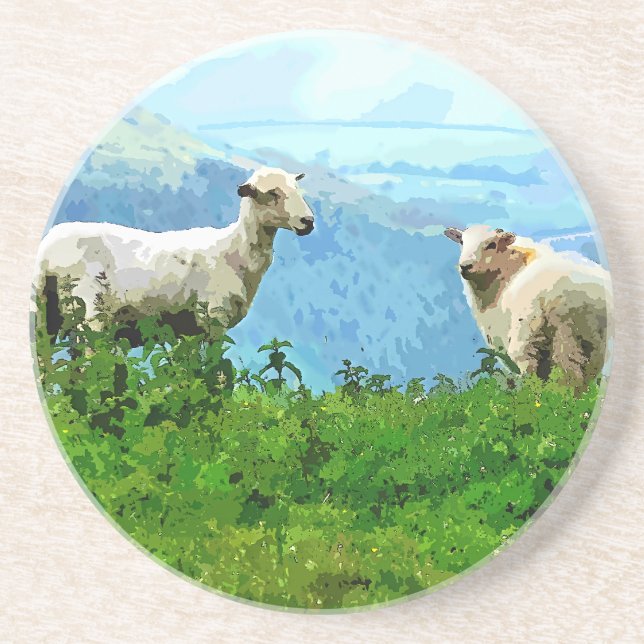 POSAVASOS OVEJAS DE MONTAÑA (Frente)