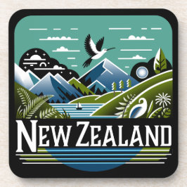 Posavasos Pacífico Sur de Nueva Zelanda