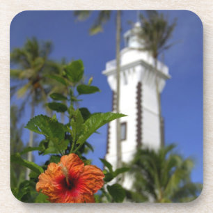 Posavasos Pacífico Sur, Polinesia Francesa, Tahití. Hibisco