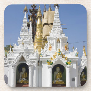 Posavasos Pagoda Shwedagon (Paya), gran sitio de templo que