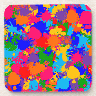 Posavasos Paint Splatter