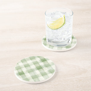 Posavasos País de las franjas tostadas de crema verde occide