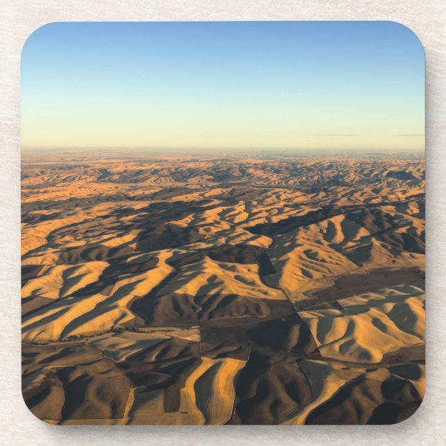 Posavasos País vinícola de Walla Walla desde aloft (Frente)