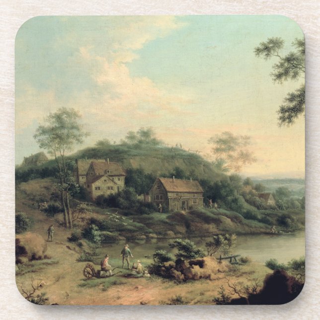 Posavasos Paisaje, 1758 (Frente)