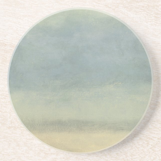 Posavasos Paisaje abstracto con cielo sobredimensionado (Frente)