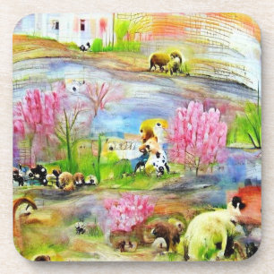 Posavasos Paisaje acuarela