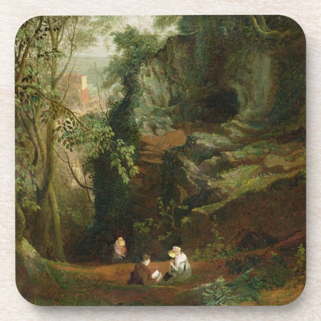 Posavasos Paisaje cerca de Clifton, c.1822-23 (aceite en (Frente)