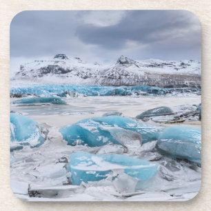 Posavasos Paisaje de hielo glaciar, Islandia