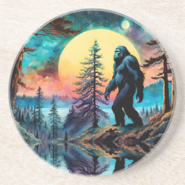 Posavasos Paisaje de Squatchin' Colorous Sasquatch