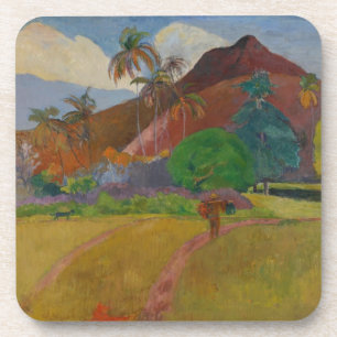 Posavasos Paisaje de Tahitian, 1891 (aceite en lona)
