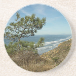 Posavasos Paisaje de Torrey Pine y costa de California