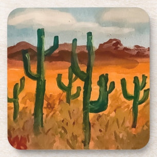 Posavasos Paisaje del desierto