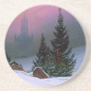 Posavasos Paisaje invernal Caspar David Friedrich