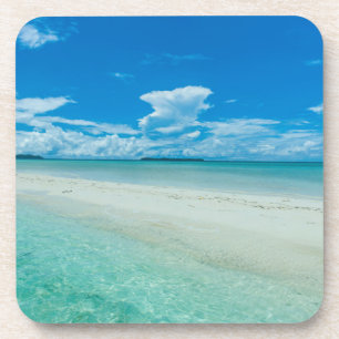 Posavasos Paisaje marino tropical azul, Palaos