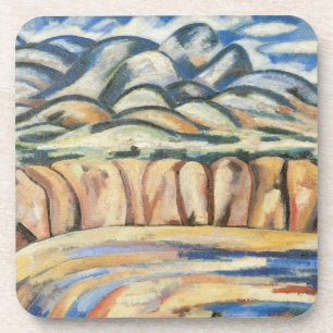Posavasos Paisaje, Nuevo México por Marsden Hartley, Arte Fi