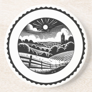 Posavasos Paisaje rural 02