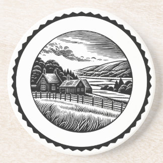 Posavasos Paisaje rural 03