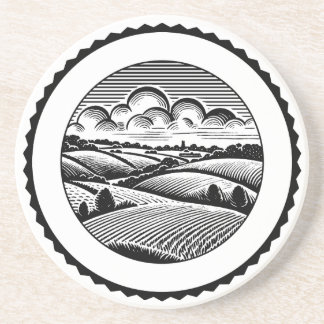 Posavasos Paisaje rural 04