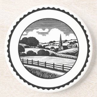 Posavasos Paisaje rural 05