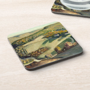 Posavasos Paisaje rural por Grant Wood