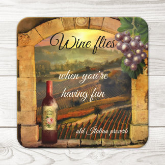 Posavasos Paisaje toscano Bellas Artes italianos de montaña