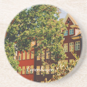 Posavasos Paisaje urbano de Copenhague - Dinamarca