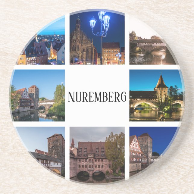 Posavasos Paisajes de Nuremberg (Frente)