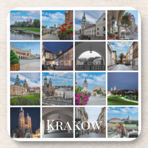 Posavasos Paisajes del casco antiguo de Cracovia, Polonia