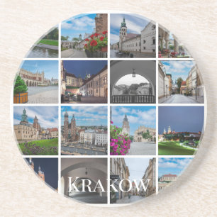 Posavasos Paisajes del casco antiguo de Cracovia, Polonia