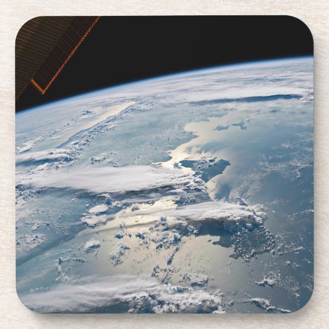 Posavasos Paisajes nublados alrededor de Sumatra, Indonesia. (Frente)