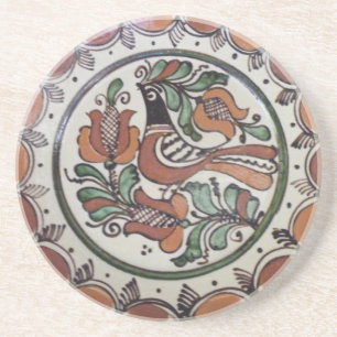 Posavasos Pájaro del arte popular