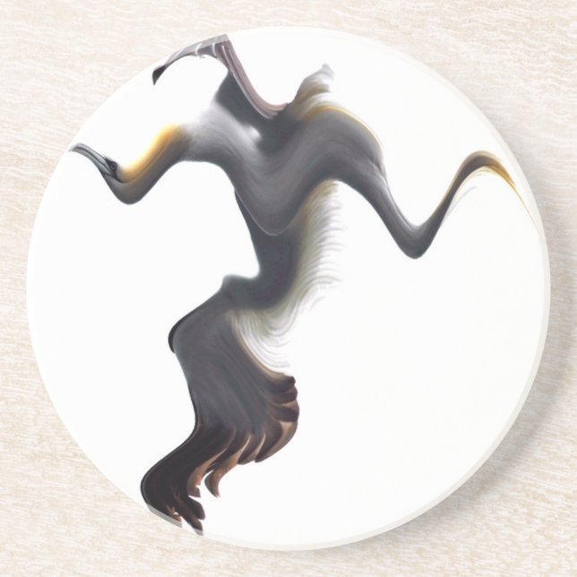 Posavasos Pájaro marino abstracto (Frente)