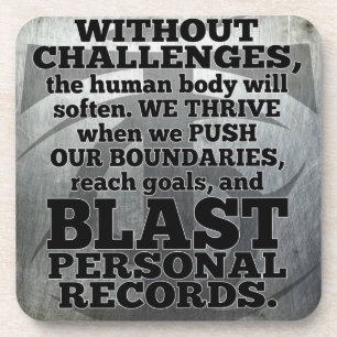 Posavasos Palabras Inspiradoras: desafíos y objetivos