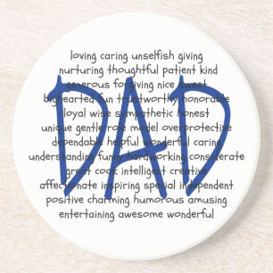 Posavasos Palabras para describir a papá