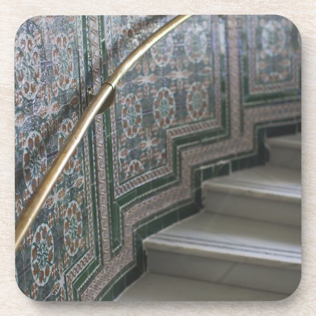 Posavasos Palacio de Comunaciones, azulejos moriscos (Frente)