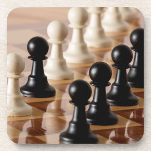 Posavasos Palancas en el tablero de ajedrez