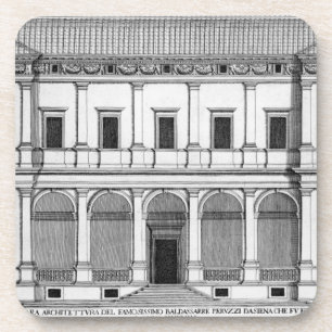 Posavasos Palazzo Chigi en el Lungara, Roma, de 'Palazzi