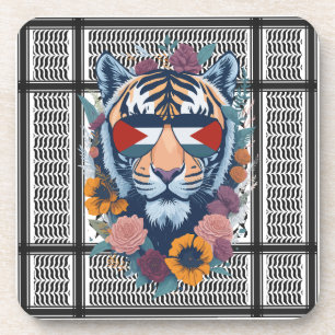 Posavasos Palestina libre ÁRABE CON MAPA tigre