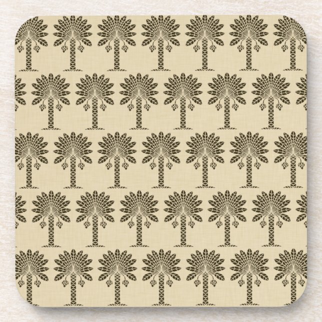 Posavasos Palm de humaciones de especias de chocolate (Frente)