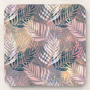 Posavasos Palm leaves, tropical, Botanical, leaves, jungle,