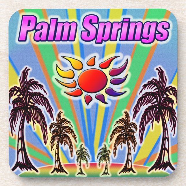 Posavasos Palm Springs Summer Love Coaster (Frente)