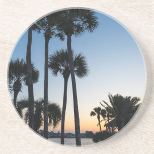 Posavasos Palm Trees Sunrise Destin Florida Coaster