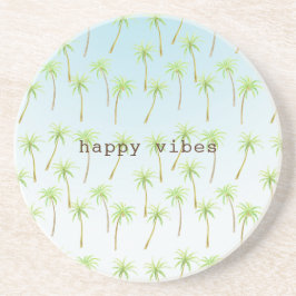 Posavasos Palm Trees Tropicales Watercolor