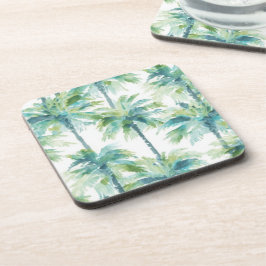 Posavasos Palmeras Verde Azul Turquesa