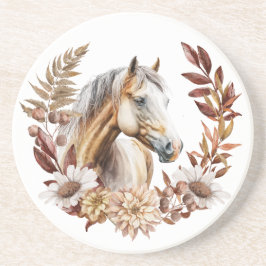 Posavasos Palomino Gold Quarterhorse Wreath Otoño